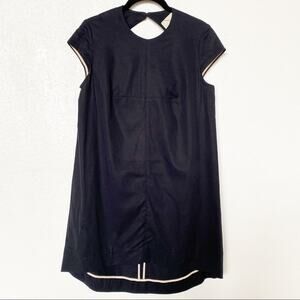 Titania Inglis Cap Sleeve Black Shift Dress Size 2